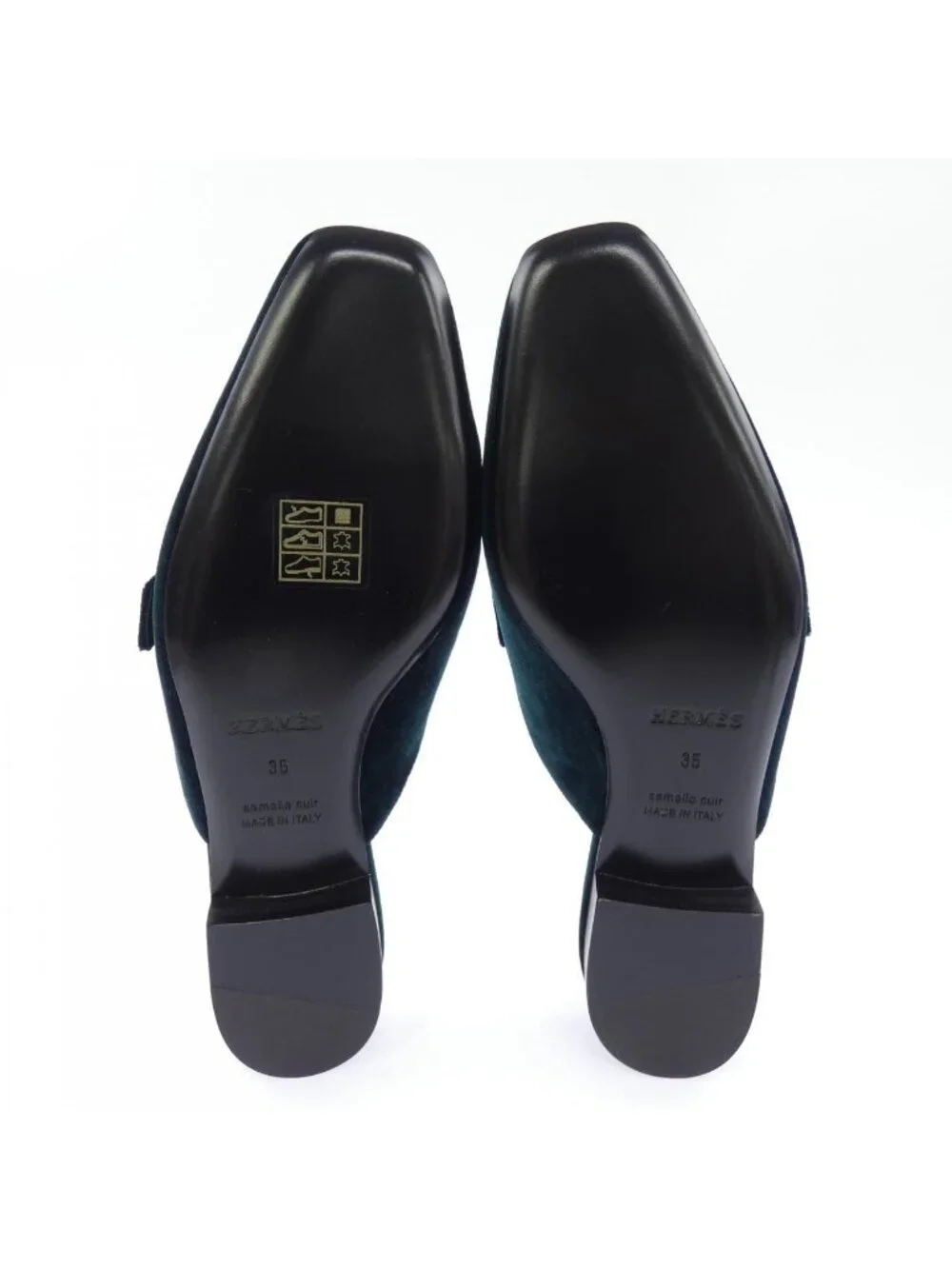 Hermes Beauty Shoes Sneakers Green - Picture 4 of 6